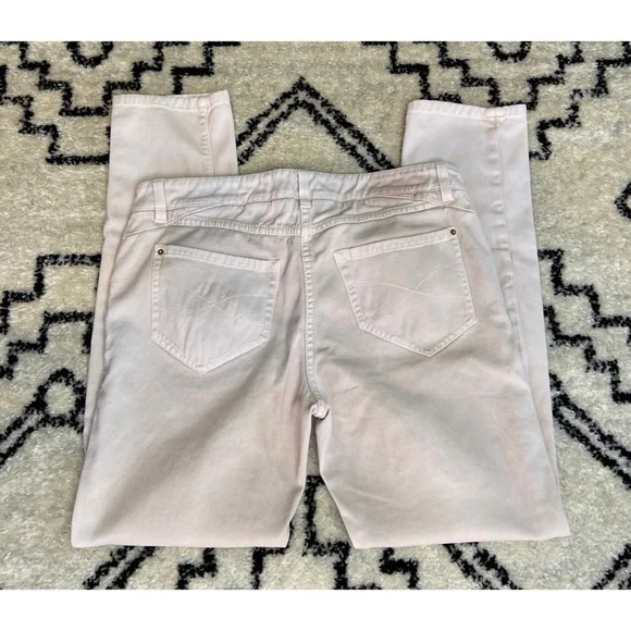 Brunello Cucinelli Light Pink Straight Leg Denim Pants Size 10 - Picture 4 of 9